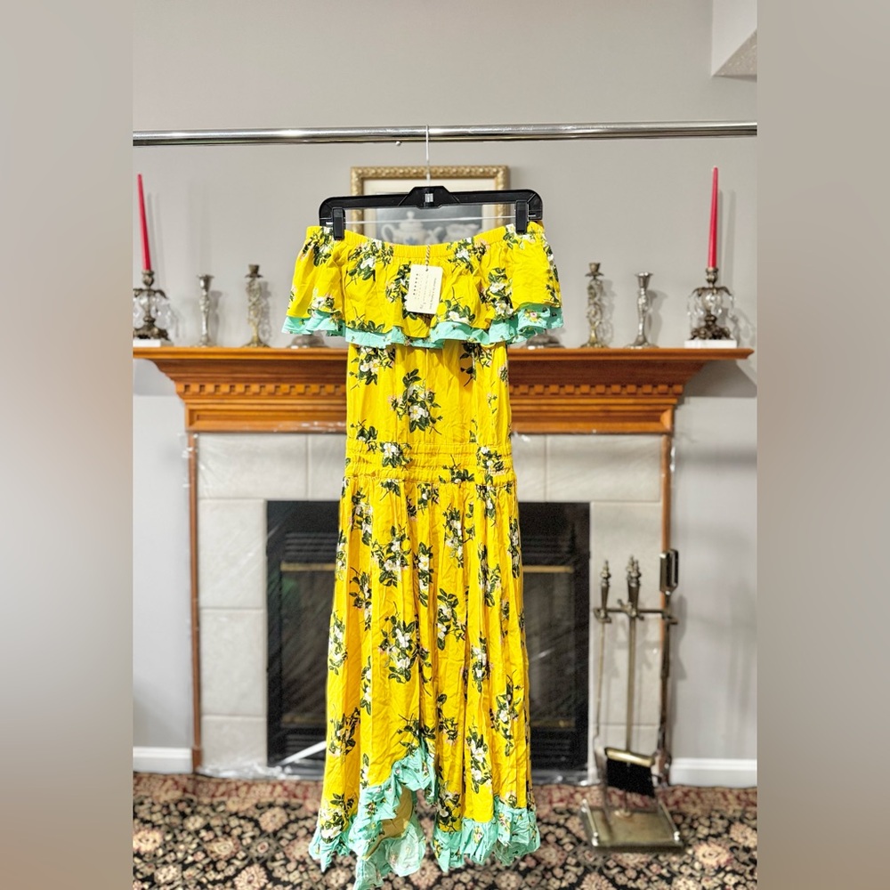Matilda Jane Yellow Floral High Low Dress